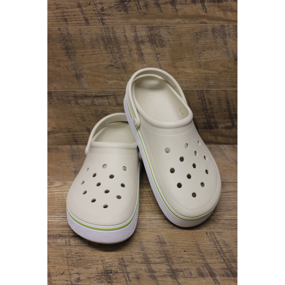 Crocs Off Court Clog Men's 11 Off White Slip On Sandal Casual Comfort Shoes